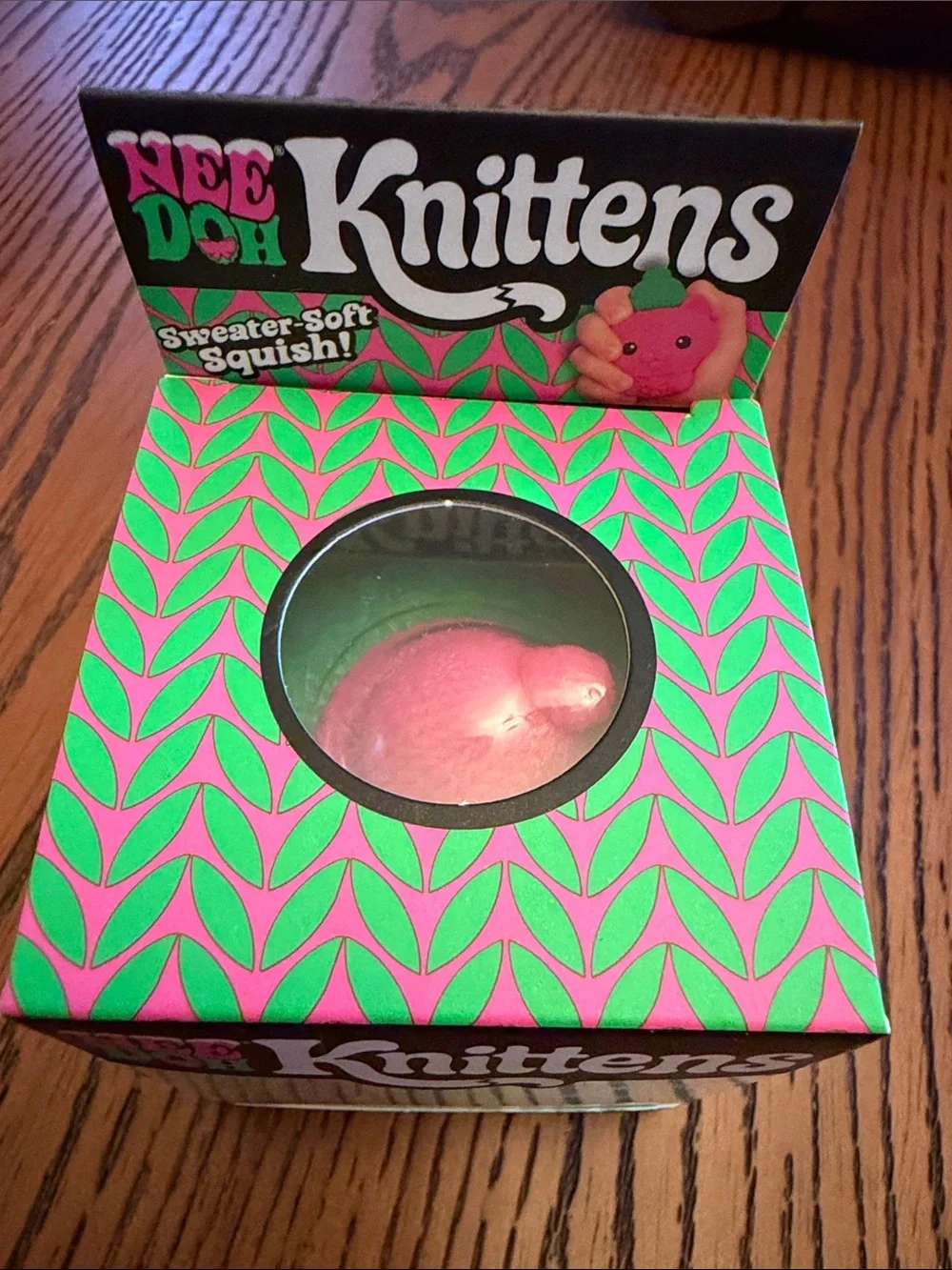 Nee Doh Knittens Squish Toy HTF